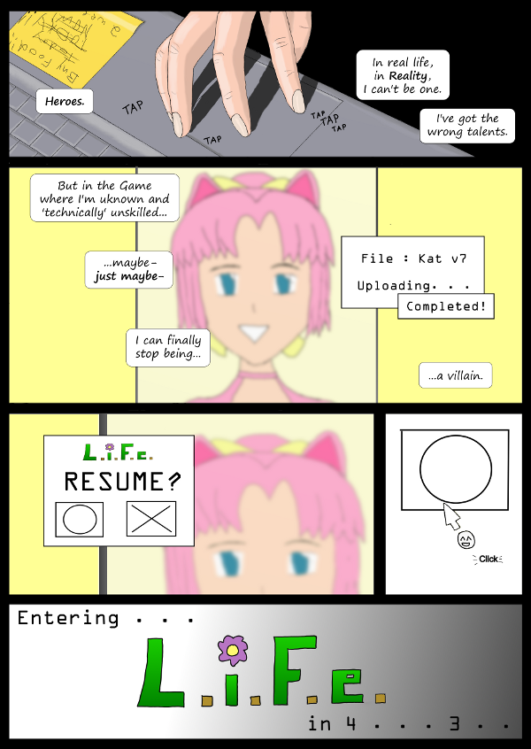 'Not A Villain' Webcomic - I want to be a hero, not a villain. Uploading into L.i.F.e.