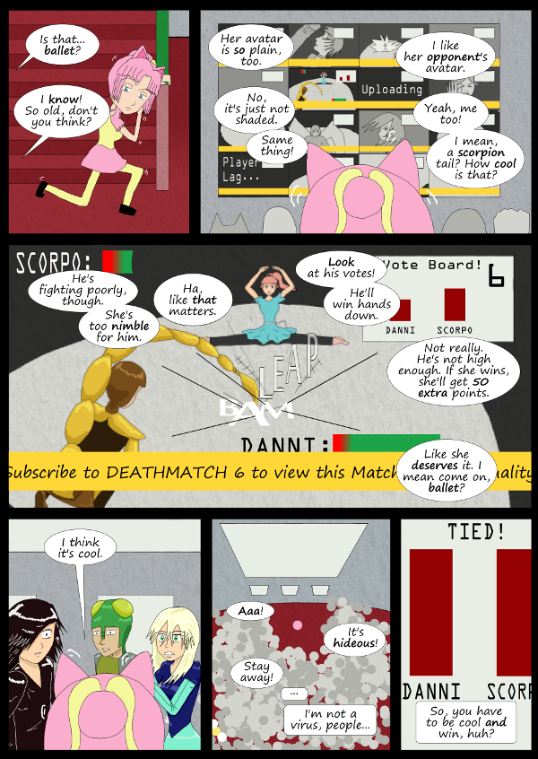 'Not A Villain' Webcomic - Danni doesn't get enough votes. She barely makes a tie.
