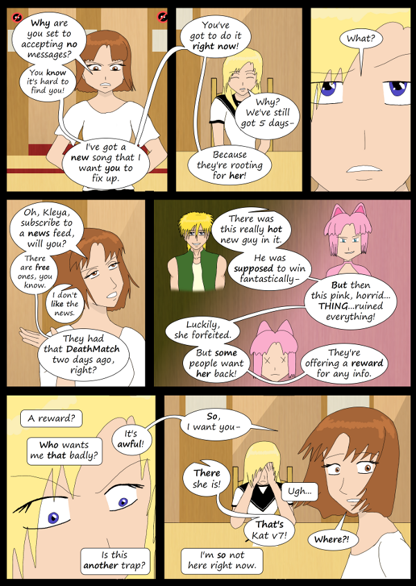 'Not A Villain' Webcomic - Mina is against the horrid pink THING!
