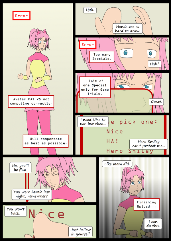 'Not A Villain' Webcomic - Kat v8 is introduced. And Kleya can only have one special.