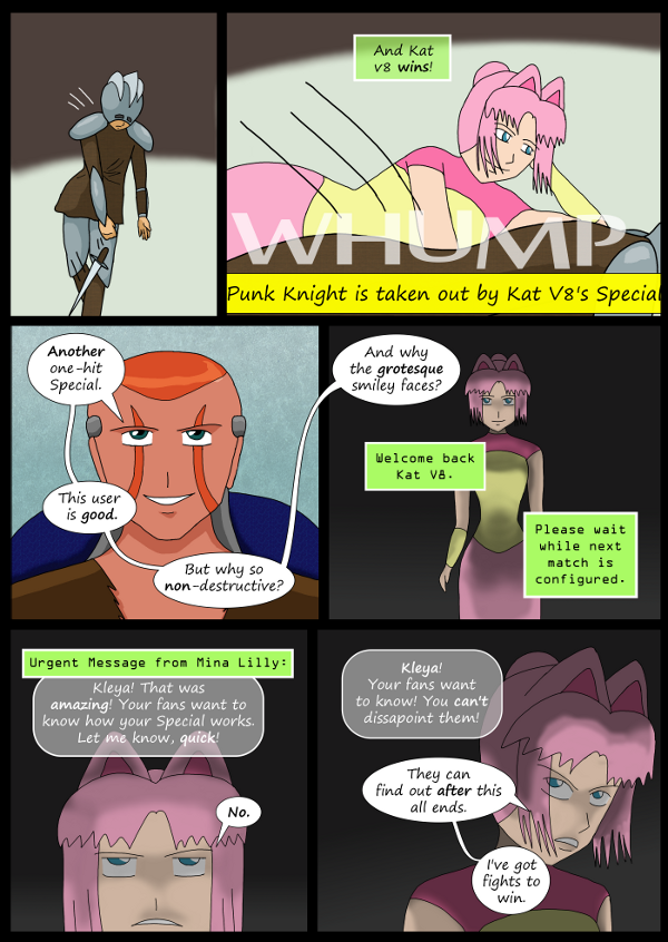 'Not A Villain' Webcomic - Kleya wins. Her fans pester her to know how her Special works.