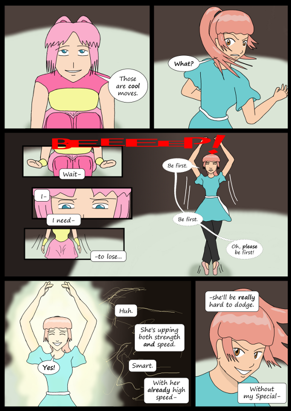 'Not A Villain' Webcomic - Kleya decides to lose. Danni gets her Special summoned first.