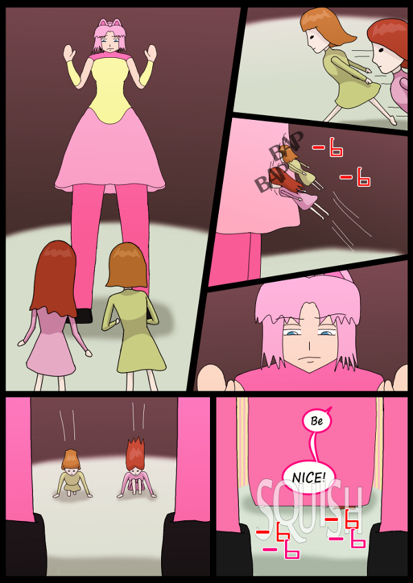 'Not A Villain' Webcomic - The dolls attack and get Niced.