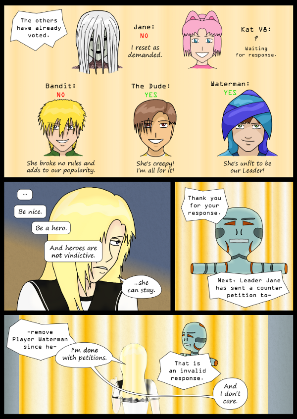 'Not A Villain' Webcomic - Kleya and petitions don't mix.