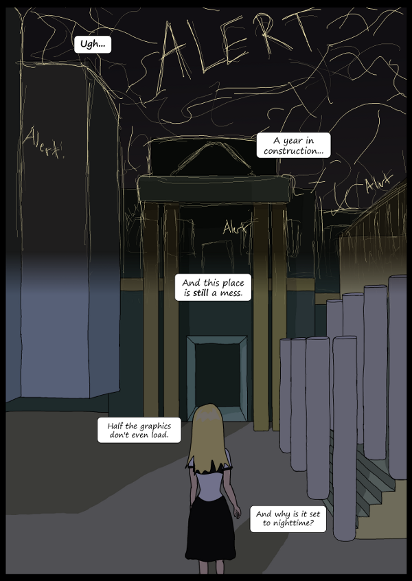 'Not A Villain' Webcomic - Kleya enters the broken and dark University.