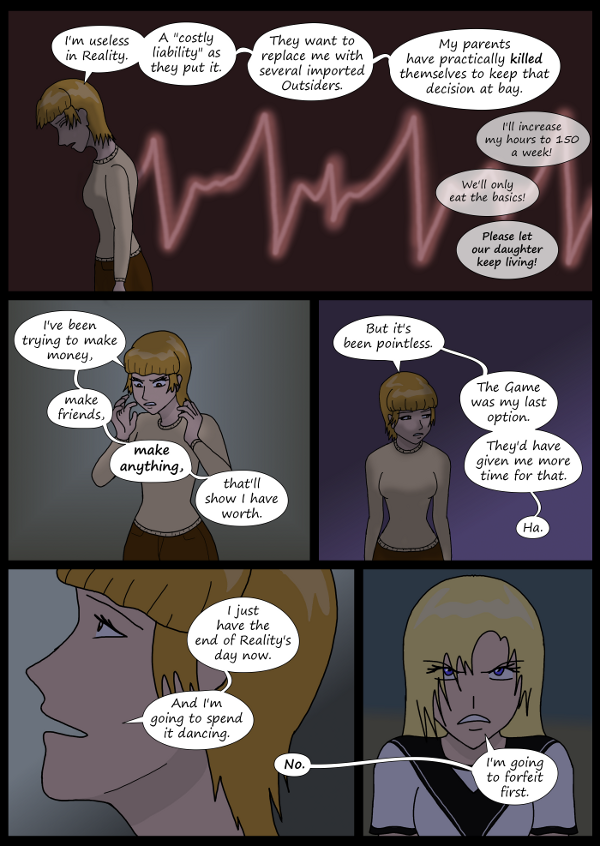 'Not A Villain' Webcomic - Danni's Reality is revealed.