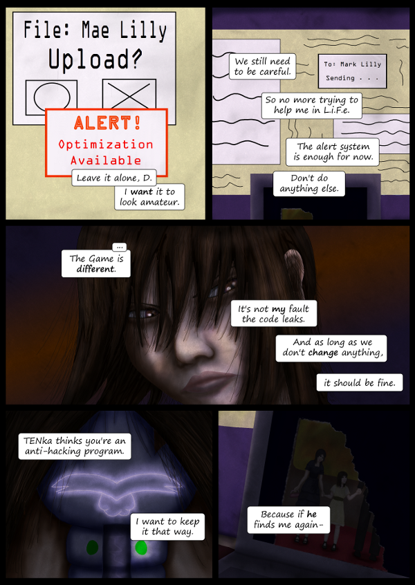 'Not A Villain' Webcomic - Kleya doesn't want to be found by the mysterious 'he'