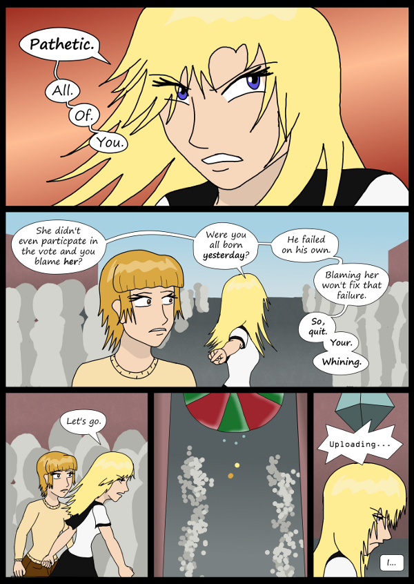 'Not A Villain' Webcomic - Kleya gets mad at fans in defense of Danni.