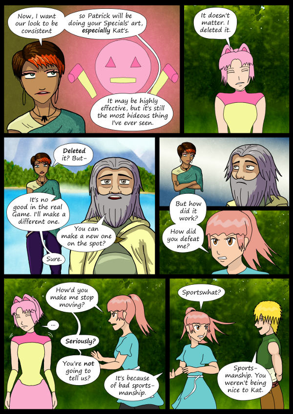 'Not A Villain' Webcomic - Kat deleted her NICE Special. Danni wants to know how it worked.