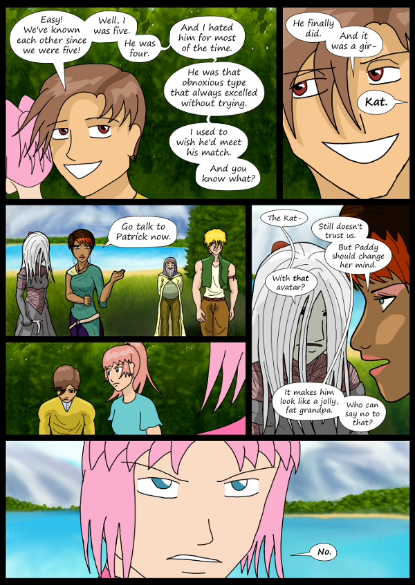 'Not A Villain' Webcomic - Dude's plan is foiled. Sandra and Paddy start on theirs.
