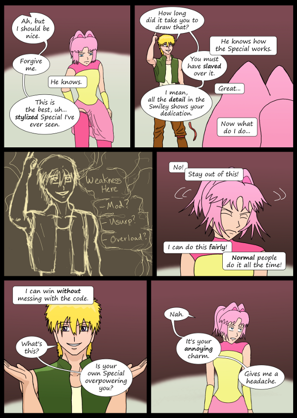 'Not A Villain' Webcomic - Kleya tries to come up with a back up plan.