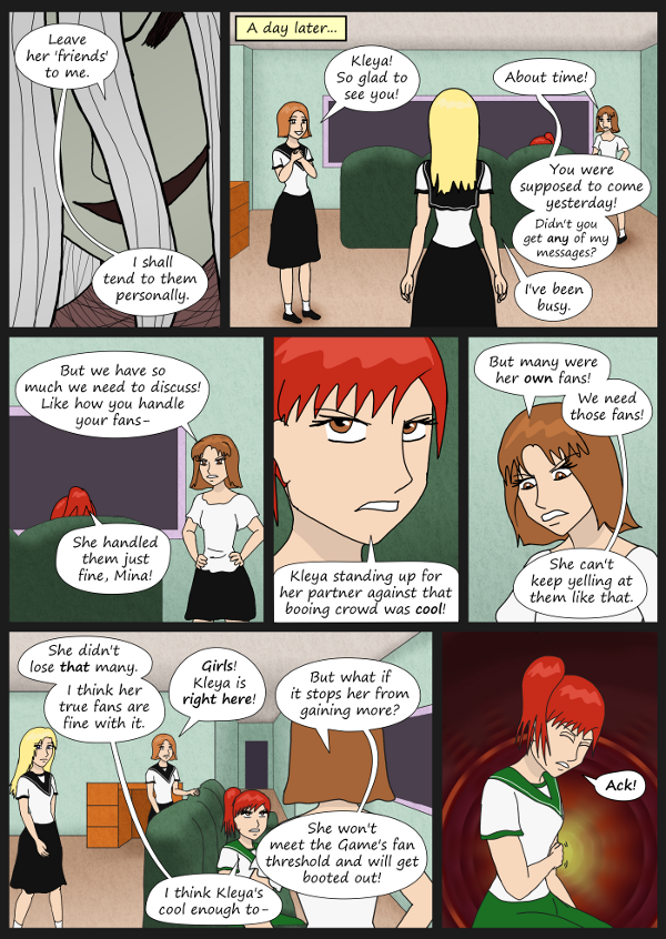'Not A Villain' Webcomic - Kleya meets up with the Lillys again.
