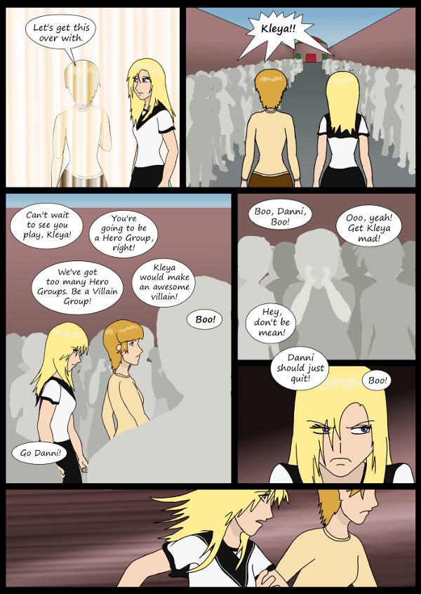 'Not A Villain' Webcomic - Danni and Kleya prepare to upload into the Game.