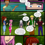 I had fun messing with the background in panel 1.