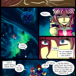 I did all the coloring for the first panel.